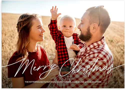 Vista 10 de Let's Make Memories - Tarjetas navideñas personalizadas con sobres, tarjetas navideñas de 5 x 7 pulgadas, sobres blancos, Colorful Lights