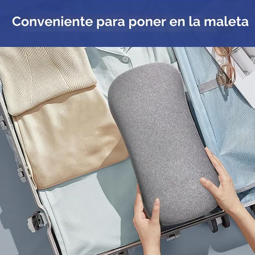 Vista 3 de COMFYTHERA Almohada cervical para el cuello para aliviar el dolor de dormir, almohada de cuello pequeño de espuma viscoelástica para aliviar