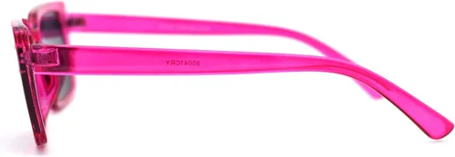 Vista 3 de Gafas de sol hipster de sombra rectangular para mujer