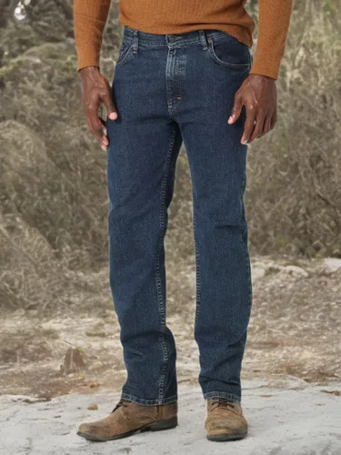 Vista 2 de Wrangler Men's Regular Fit Comfort Flex Waist Jean