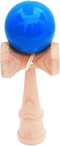 Vista 6 de Pelota de juguete para deportes al aire libre de madera para adolescentes, bola de Kendama, pintura de PU de 7.3 in, cuerdas profesionales para Negro