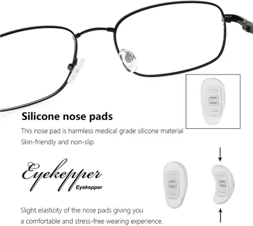 Vista 5 de Eyekepper Gafas de lectura para hombre y mujer con memoria de titanio flexible