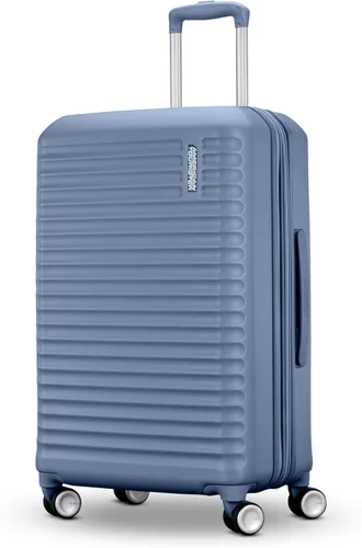 Vista 10 de American Tourister Stratum 3.0, aprobado por aerolíneas, equipaje rígido duradero, se expande 1.5", mango ajustable RightHeight, Negro