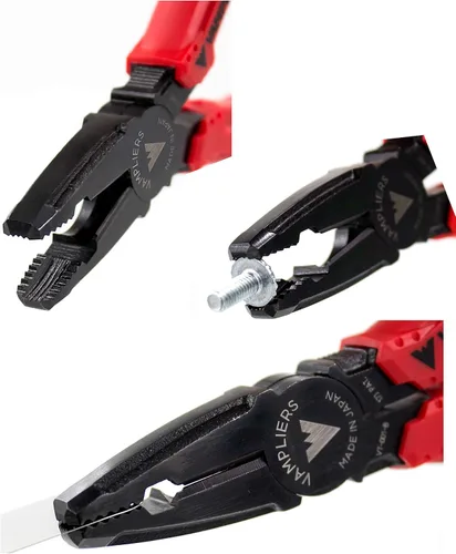 Vista 3 de VAMPLIERS BRUTE - Alicates extractores de tornillos de 6.25 pulgadas + bolsa de herramientas. Fabricado en Japón. Herramienta multiusos