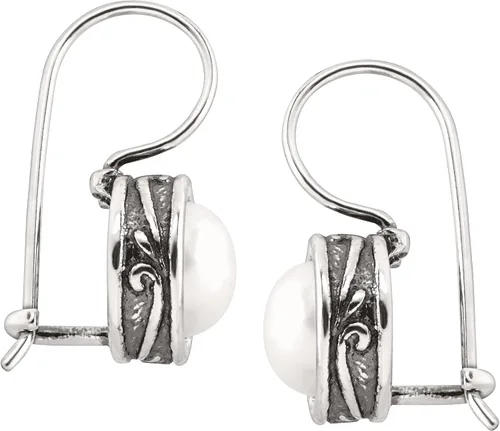 Vista 3 de Silpada Aretes colgantes de perlas para mujer, perlas cultivadas de agua dulce, plata de ley 925, ideas de regalo de joyería, cuento de hadas