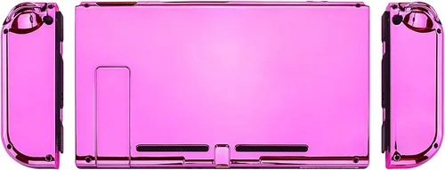 Vista 8 de eXtremeRate - Placa trasera para Nintendo Switch Console, NS Joycon con carcasa de mando de mano con botones de juego completo, carcasa de repuesto