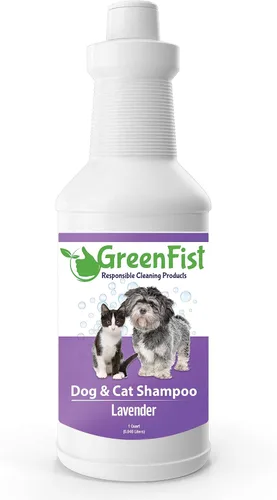 Vista 7 de GreenFist Champú acondicionador para mascotas para el cuidado de perros y gatos, limpieza intensa, potencia de piel suave, fabricado en Estados