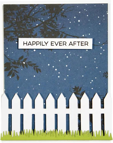 Vista 5 de Spellbinders S3-320 Die D-Lites Picket Fence Grabado/oblea fina