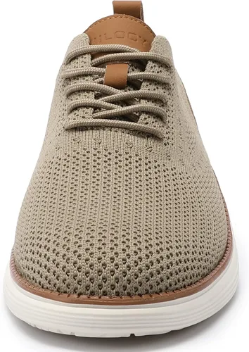 Vista 5 de VILOCY - Tenis de vestir informales para hombre, zapatos oxford cómodos de malla transpirable