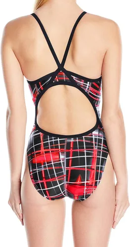 Vista 2 de Speedo Powerflex Eco Laser Sticks Flyback - Traje de baño para mujer