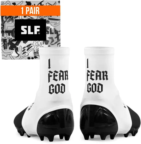 Vista 20 de SLEEFS Fundas de fútbol para cordones seguros, se adapta a cualquier taco Negro