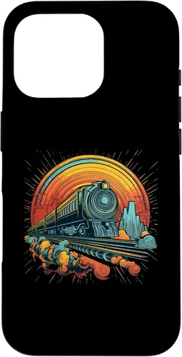 Vista 20 de Funda para iPhone 16 Train Locomotora y modelo de trenes de ferrocarril