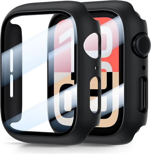 Vista 20 de LK Pack de 3 para Apple Watch Ultra 3 Protector de Pantalla 49mm [Cero-Falla] HD Top 9H Vidrio Templado Apple Watch Ultra / Ultra 2 Protector de Azul