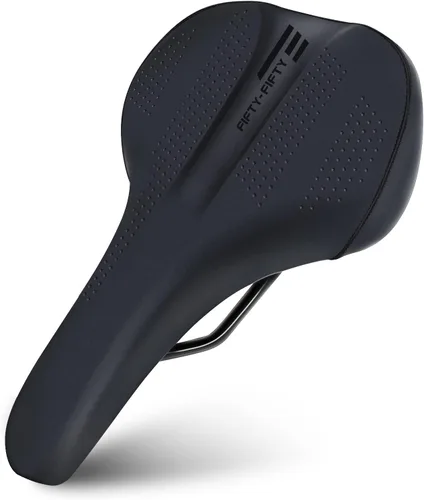 Vista 9 de FIFTY-FIFTY Sillín de bicicleta de montaña, cómodo asiento de bicicleta de espuma viscoelástica, suave e impermeable para hombres y mujeres