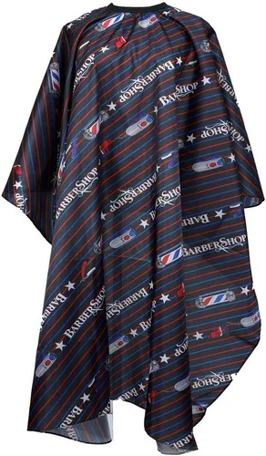 Vista 10 de Professional Barber Cape,Polyester Hair Cutting Salon Cape,Water and Stain Resistant Apron