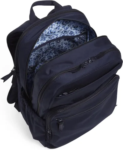 Vista 3 de Vera Bradley XL Campus - Mochila de algodón para mujer