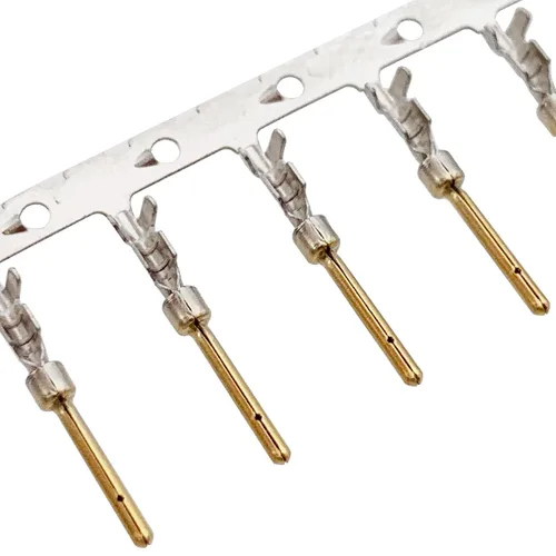 Vista 7 de 200 piezas (100 pares) chapadas en oro DB de 0.08 pulgadas macho hembra para conectores de crimpado D-Sub DB9, DB15, DB25, DB37, DB50