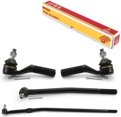 Vista 47 de Metrix Premium Chassis Parts - Kit de 4 piezas de extremos de barra de acoplamiento frontal exterior e interior compatible con Nissan Pathfinder