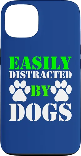 Vista 7 de Easily Distracted by Dogs for Puppy Dog Lover Funny Dog Paw Case for iPhone 16
