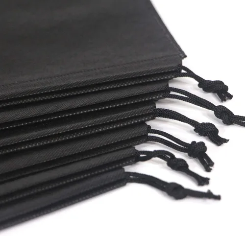 Vista 5 de 24 bolsas de viaje para zapatos no tejidas con cuerda para hombres y mujeres, grandes organizadores de bolsas de almacenamiento para zapatos