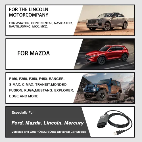 Vista 3 de Vgate vLinker FS USB OBD2 a USB Herramienta de diagnóstico de coche lector de código para FORScan OBD2 adaptador