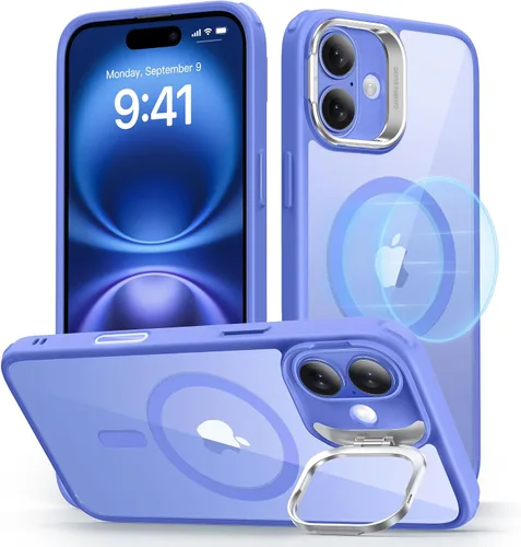 Vista 63 de ESR Funda para iPhone 13 Pro, compatible con MagSafe, protección de grado militar a prueba de golpes, soporte de anillo de cámara integrado, funda