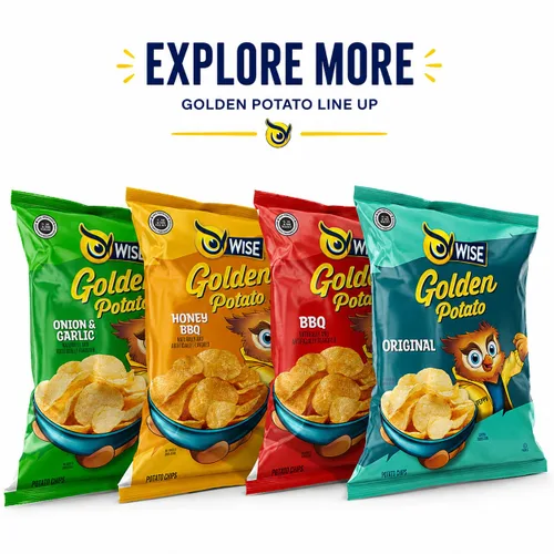 Vista 6 de Wise Snacks BBQ Patatas fritas, 0.75 onzas (paquete de 40) – Asador crujiente y sabroso, sin gluten, sin OMG, papas fritas perfectas para fiestas