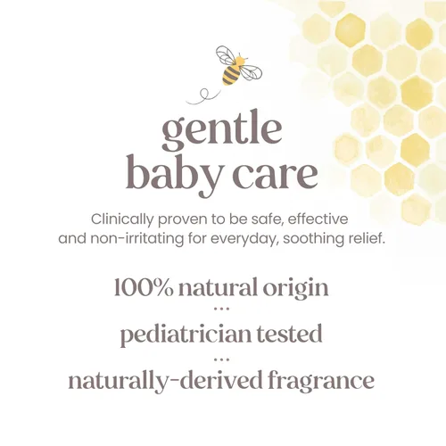 Vista 6 de Burt's Bees Baby Ungüento para dermatitis del pañal, máxima fuerza, 40% de óxido de zinc, 100% de origen natural, probado por pediatras, peso neto 3
