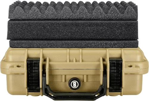 Vista 9 de Bushnell Funda rígida compacta impermeable de 11.6 pulgadas para binoculares, óptica, equipos, a prueba de golpes y listo para la TSA (bronceado)