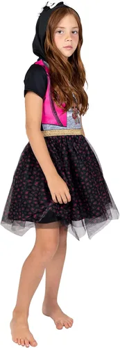 Vista 2 de LOL Surprise Vestido de manga corta con capucha de tul para muñecas con cabello