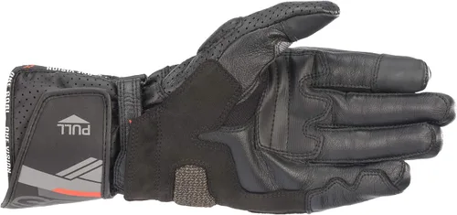 Vista 2 de Alpinestars Guantes SP-8 V3, cuero de guantelete completo, certificado CE, ajuste inspirado en la carrera, protección de nudillos, palma reforzada