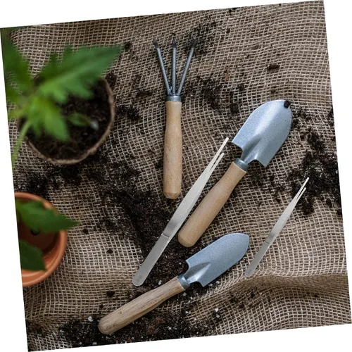 Vista 9 de 4 pinzas de acero inoxidable para jardinería suculenta, puntas curvas y rectas para proyectos de cuidado de plantas de precisión y herramientas