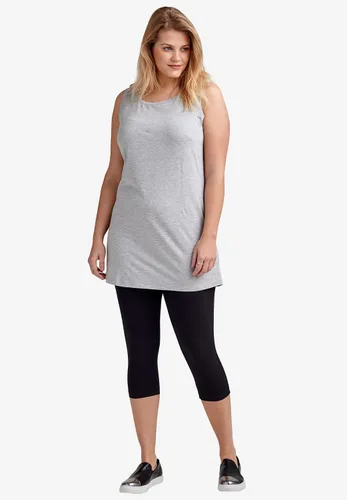 Vista 4 de Ellos Leggings de talla grande para mujer, paquete de 2