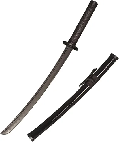 Vista 5 de High Toughness Polypropylene Plastic Sword， Martial Arts Training Sword,Iaido Katana with Scabbard, Suitable for Practice, Performance and Training