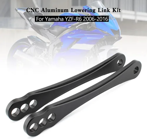 Vista 4 de Kit de eslabones de bajada de aluminio CNC para Yamaha YZF-R6 2006-2016