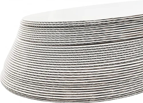 Vista 5 de ONE MORE ONEMORE - Tabla redonda para tartas de 10 pulgadas, color blanco, desechable, base circular para tartas, base redonda revestida de 10