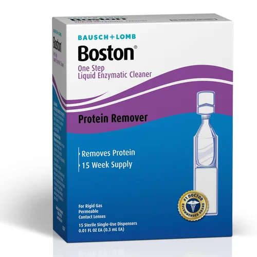 Vista 7 de Bausch & Lomb Boston One Step Enzymatic Cleaner, Proteínas Remover 3.60 ml líquido (Pack de 3)