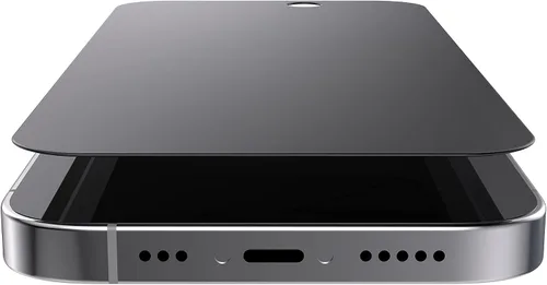 Vista 8 de Speck Productos Shieldview Protector de pantalla de vidrio para iPhone 14 Pro, modelo de 6.1", privacidad