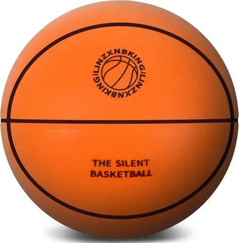 Vista 2 de Baloncesto Silencioso de Tamaño Oficial 7 (29.5") Espuma Suave de Alta Densidad y Bajo Ruido Pelota de Entrenamiento Interior Fácil Agarre Altamente