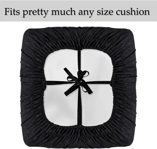 Vista 3 de Naturoom Fundas de Cojín de Sofá de Lino, Funda de Sofá Protector de Muebles Funda con Cuerda de Amarre Inferior, Suave Antideslizante Sin Arrugas