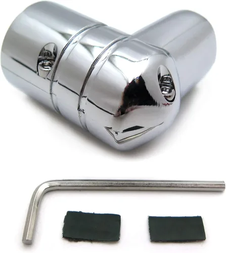 Vista 3 de HONGK- Compatible con H-D Dyna Super Glide EFI FXDI DRAG SPECIALTIES CROMO LÍNEA DE COMBUSTIBLE CUBIERTA DE MONTAJE [B01C0SS9RU]