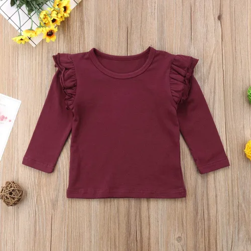 Vista 44 de Mubineo - Camiseta de manga corta para bebé, algodón, diseño liso