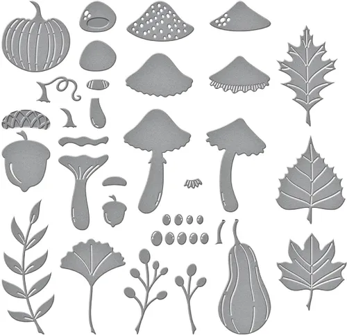 Vista 4 de Spellbinders Troqueles grabados S6-220 Autumn Wonder de The Envelope of Wonder Collection