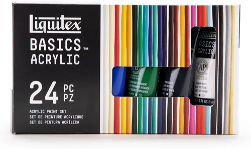 Vista 14 de Liquitex BASICS - Juego de pintura acrílica, 6 tubos de 22ml (0.74 onzas), fluorescente