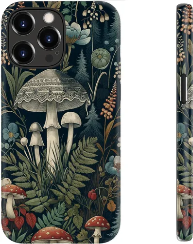 Vista 20 de bemal Funda para iPhone 12 Mini, estética, vintage, floreciente, peonía, concha, femenina, compatible con MagSafe, moderna, única, moderna, moderna
