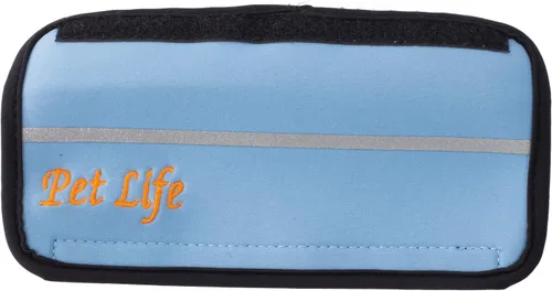 Vista 5 de Pet Life ® Mangas reflectantes y protectoras de neopreno extremo para perros, mangas para articulaciones de mascotas con cierres de gancho y bucle