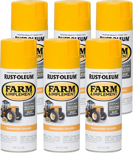 Vista 35 de Rust-Oleum Farm & Implement 280176 - Pintura esmaltada, galón, naranja (Allis Chalmers Orange)