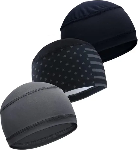 Vista 33 de Forro de casco de refrigeración para hombre, gorra de cráneo de ciclismo, forro de casco de motocicleta