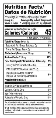 Vista 2 de Lipton Cup-a-Soup Mezcla de sopa de fideos con pollo 0.00 oz de grasa trans, 9.9 onzas (paquete de 4)