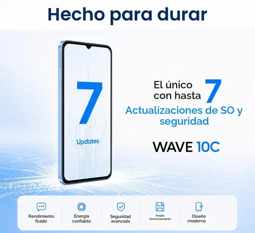 Vista 12 de Blackview Wave 10 Teléfono celular desbloqueado, Smartphones para T-Mobile Android 16, 6.88 pulgadas, 120 Hz, 32 GB + 128 GB, 1 TB expandible, 32